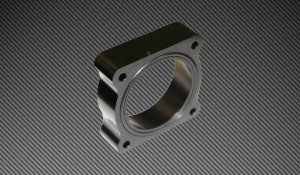 Ford Focus ST Throttle Body Spacer - Torque Solution - Black - 2013 Ford Focus ST Throttle Body Spacer - Torque Solution - Black - 2013